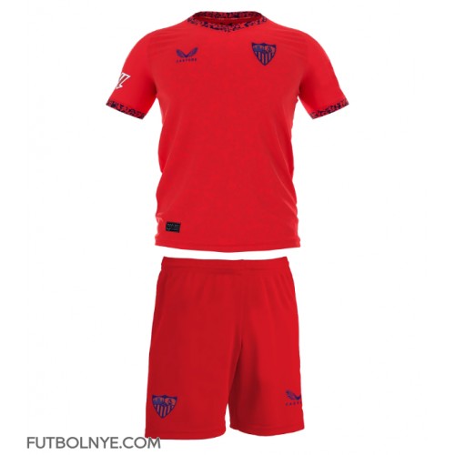 Camiseta Sevilla Visitante Equipación para niños 2024-25 manga corta (+ pantalones cortos)